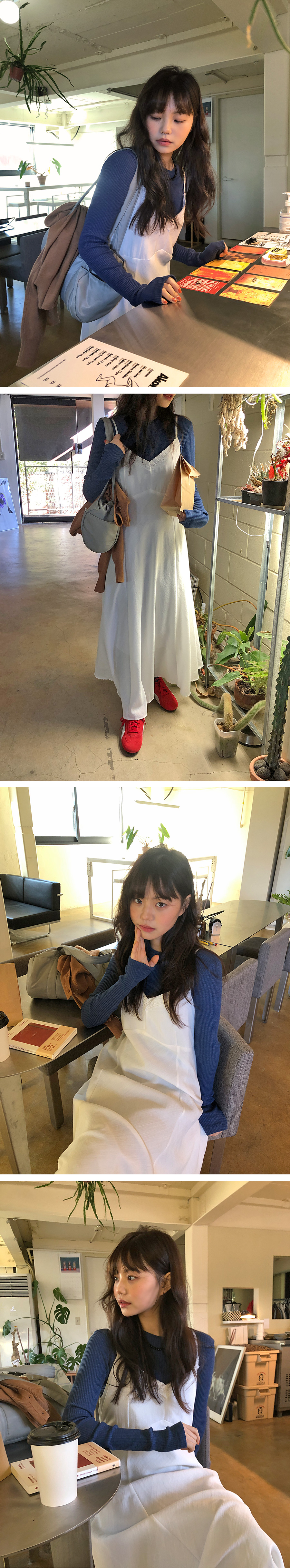 [여리핏/롱슬리브][3천장돌파][MADE]멜로우 슬림골지라운드 티 (4color) (긴팔티,기본티,티셔츠,레이어드티,긴팔티셔츠,니트,봄니트,하객룩) 상세 이미지 39