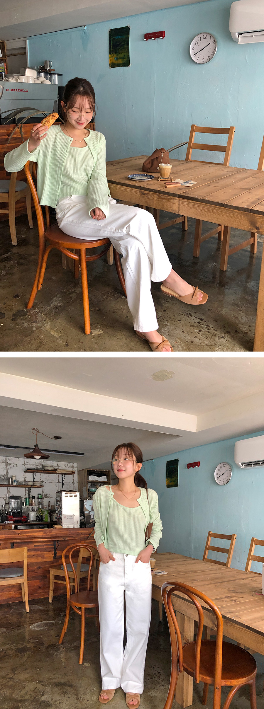 [1천장돌파][MADE]하이와이드 코튼팬츠 (2color) (바지 와이드바지 부츠컷 일자핏팬츠 세미와이드) 상세 이미지 62