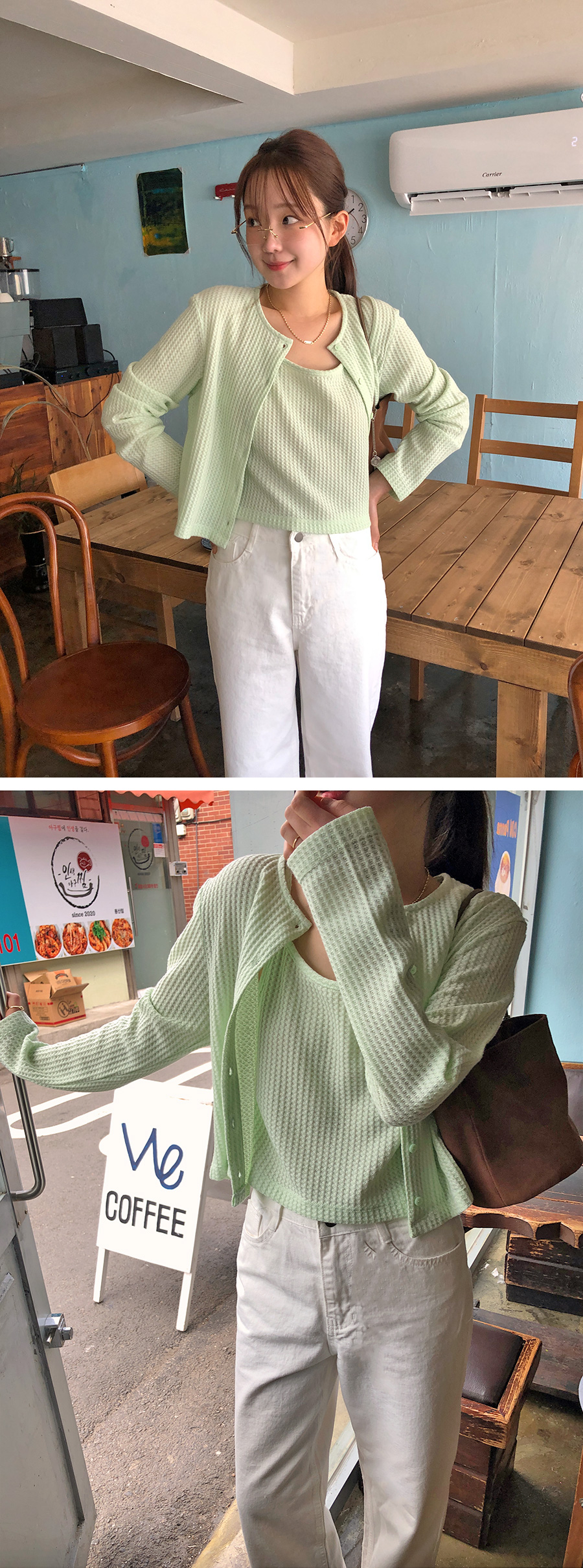 [1천장돌파][MADE]하이와이드 코튼팬츠 (2color) (바지 와이드바지 부츠컷 일자핏팬츠 세미와이드) 상세 이미지 63