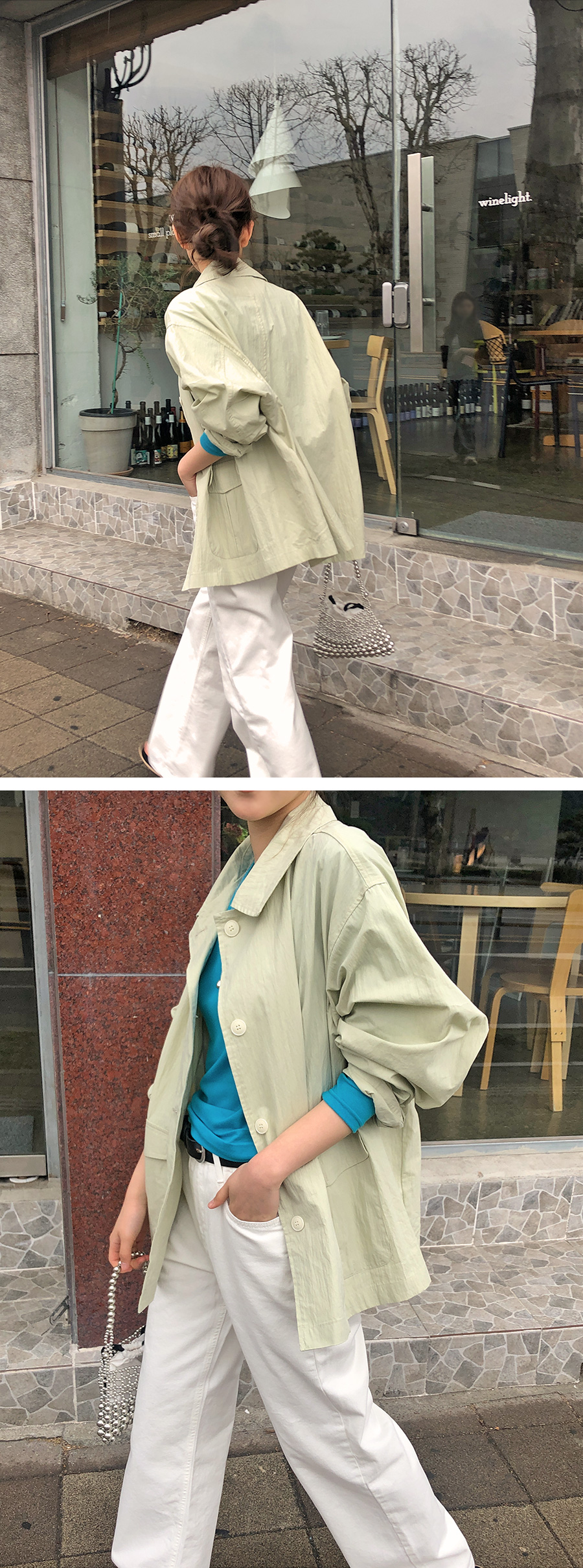 [1천장돌파][MADE]하이와이드 코튼팬츠 (2color) (바지 와이드바지 부츠컷 일자핏팬츠 세미와이드) 상세 이미지 36