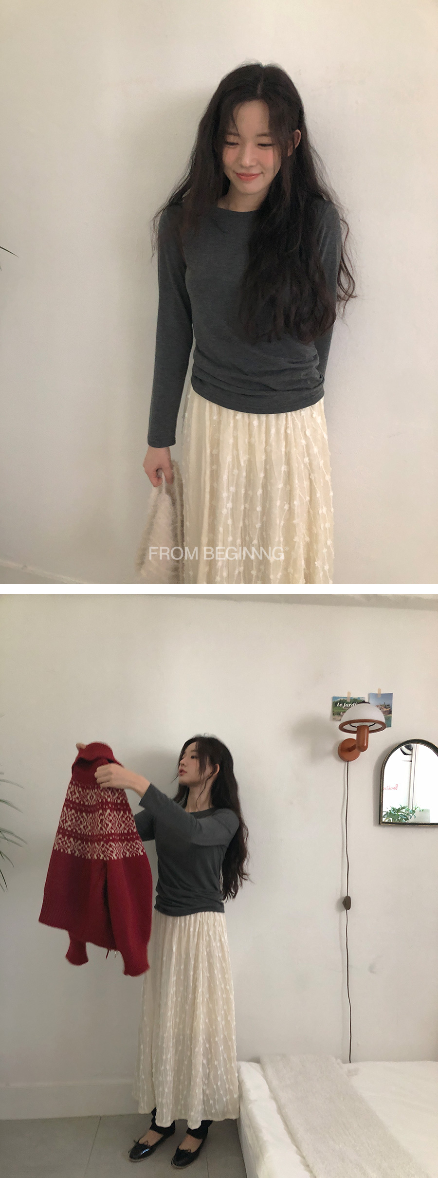 오디너리 기모 라운드 티 (7color) (간절기 얇은기모 기모티셔츠 기본티 긴팔 긴팔기본티 긴팔이너티 긴팔티 긴팔티셔츠 레이어드티 이너 이너티 티셔츠 히트텍 레이어드 봄) 상세 이미지 12