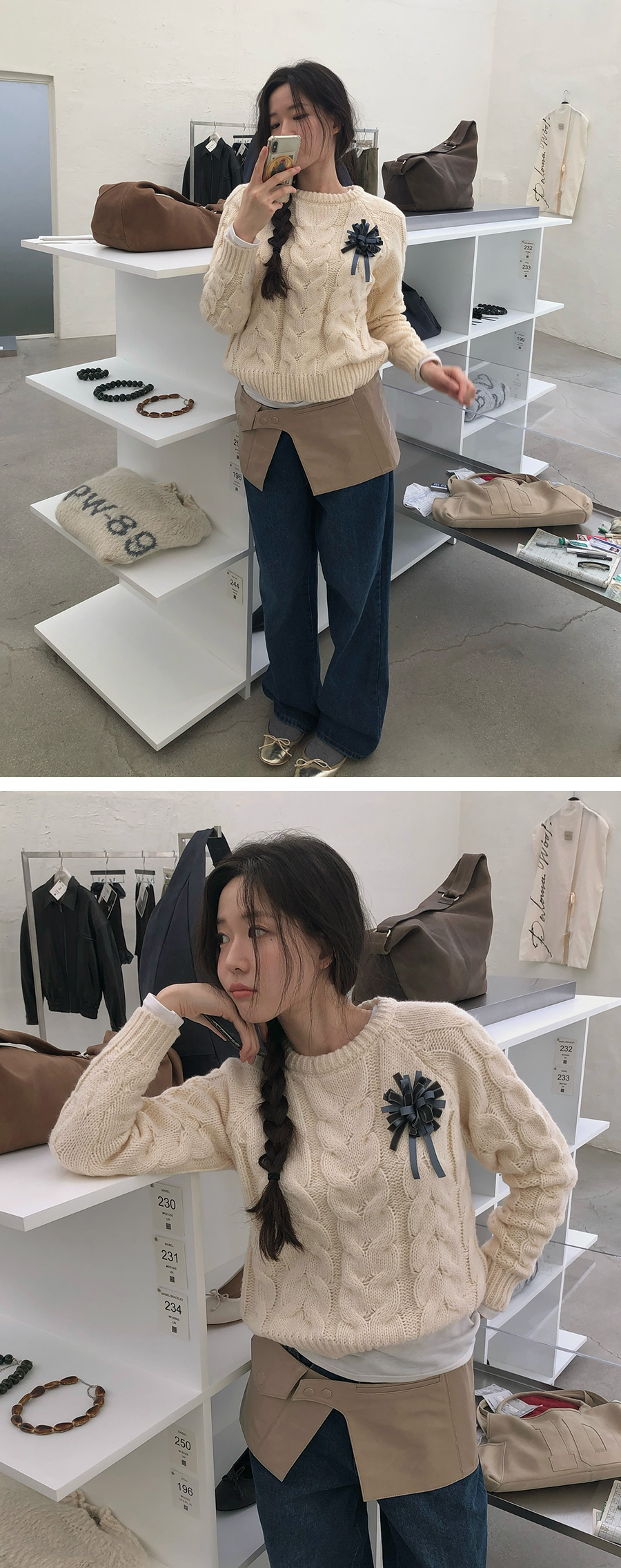 오디너리 기모 라운드 티 (7color) (간절기 얇은기모 기모티셔츠 기본티 긴팔 긴팔기본티 긴팔이너티 긴팔티 긴팔티셔츠 레이어드티 이너 이너티 티셔츠 히트텍 레이어드 봄) 상세 이미지 16