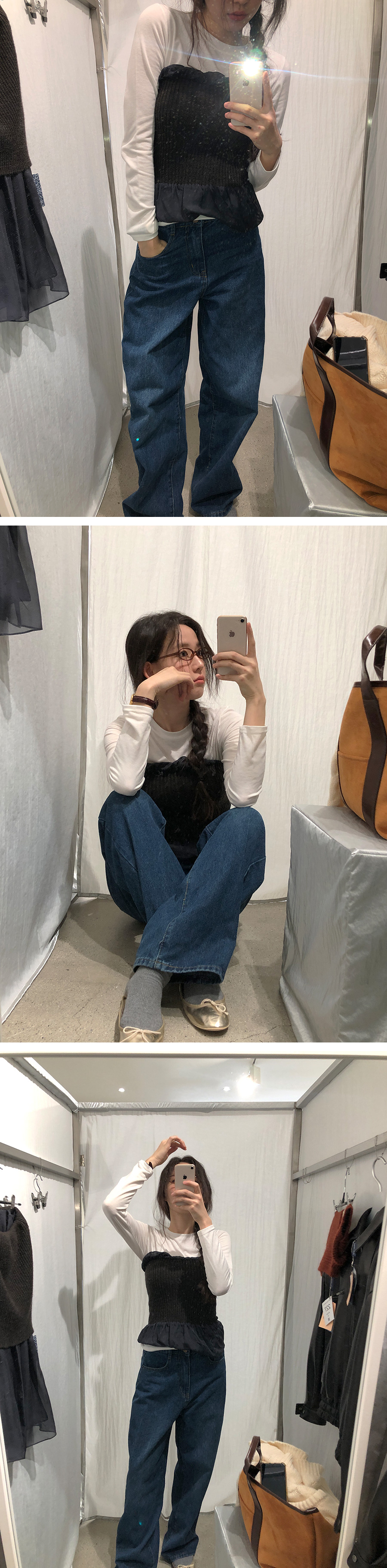 오디너리 기모 라운드 티 (7color) (간절기 얇은기모 기모티셔츠 기본티 긴팔 긴팔기본티 긴팔이너티 긴팔티 긴팔티셔츠 레이어드티 이너 이너티 티셔츠 히트텍 레이어드 봄) 상세 이미지 18