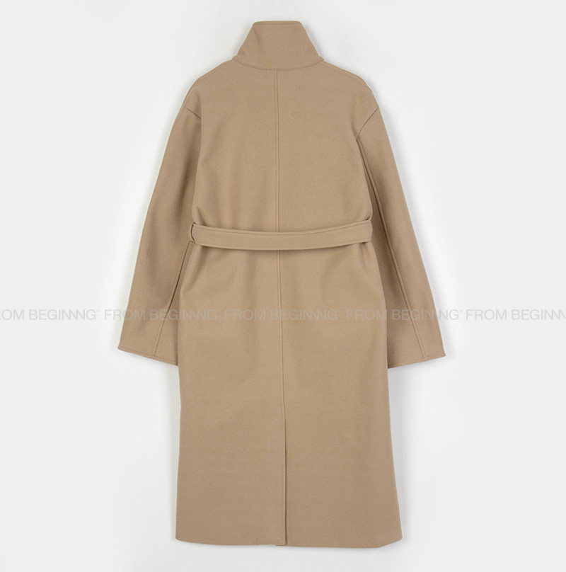 세이든 하이넥 울 롱 코트 (2color) (하객룩 코트 롱코트 겨울하객룩 하객 연말룩 출근룩 오피스룩 빈티지 울코트) 상세 이미지 14