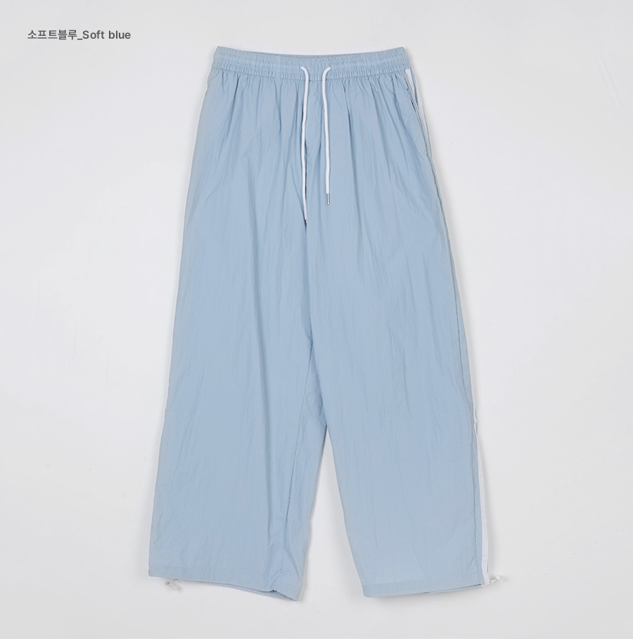 시몬 밴딩 투웨이 트랙 팬츠 (6color) (여름바지 바지 와이드팬츠 휴양지룩 휴양지 살안타템 출근룩 밴딩팬츠 여름 여름옷) 상세 이미지 34