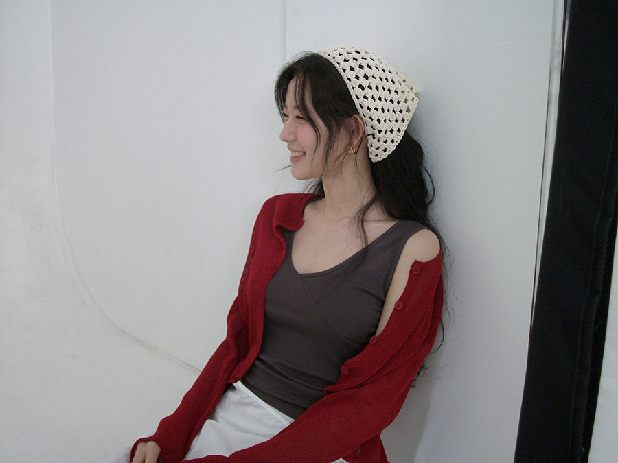크로셰 헤어커치프 (3color) 상세 이미지 5