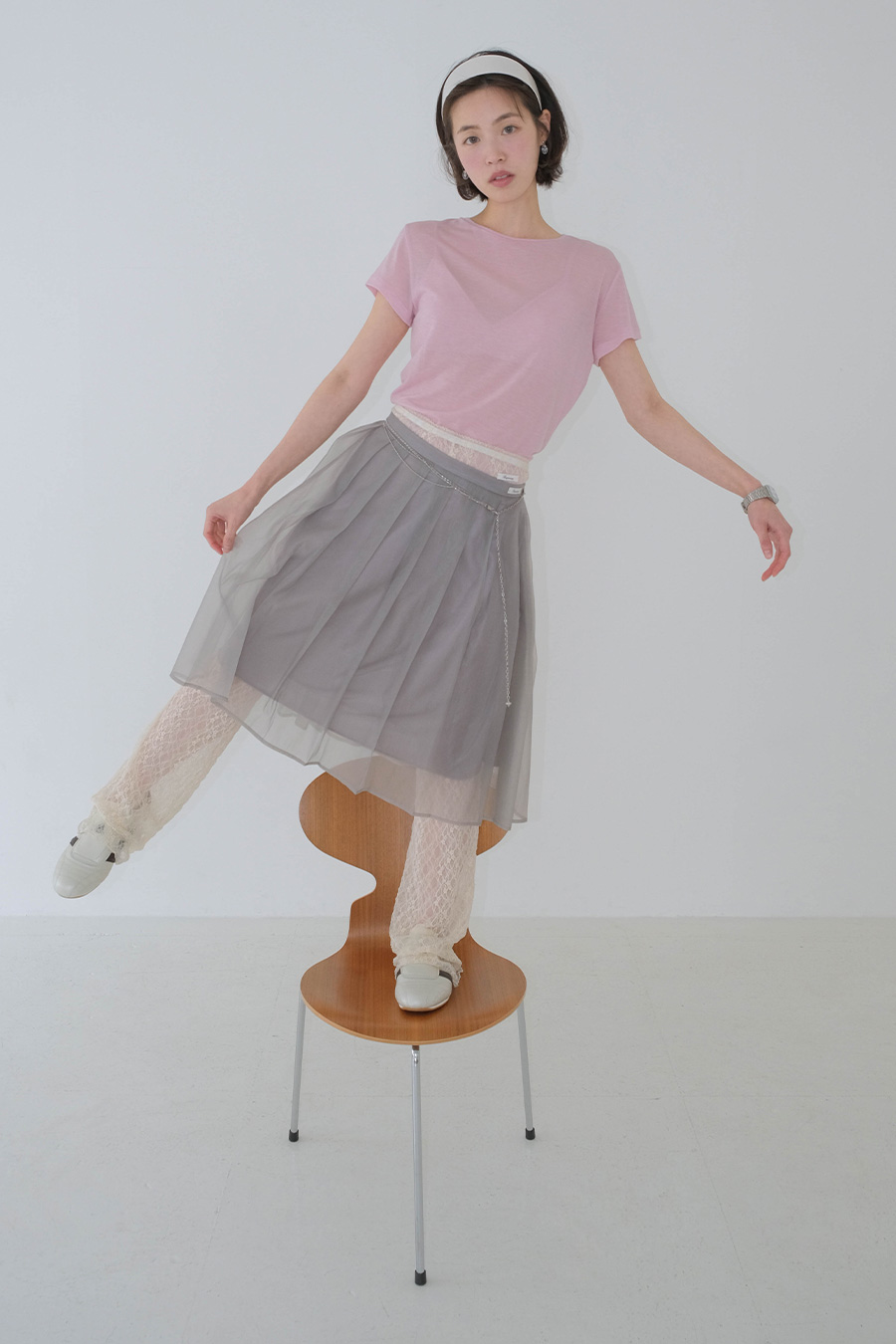 [MADE]레이스 부츠컷 레깅스 팬츠 (2color) (여름바지 살안타템 출근룩 바지 여름 휴양지 부츠컷 휴양지룩 썸머 여름팬츠) 상세 이미지 15