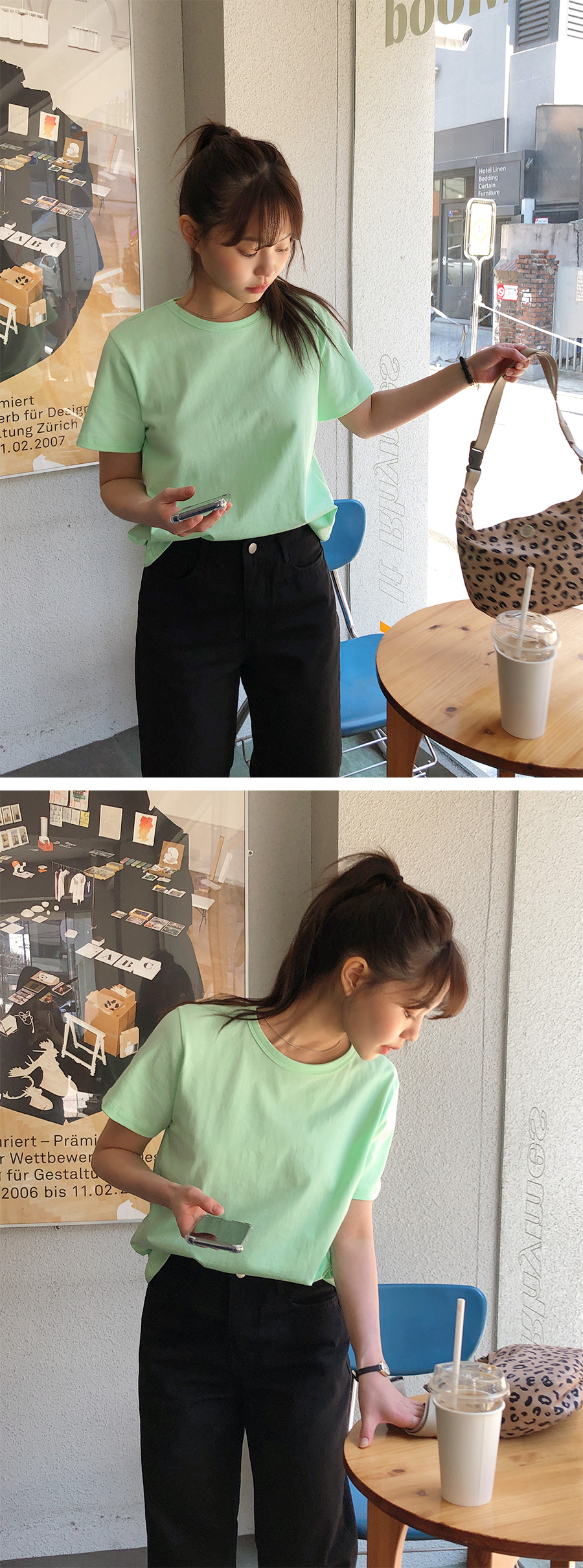 [1천장돌파][MADE]하이와이드 코튼팬츠 (2color) (바지 와이드바지 부츠컷 일자핏팬츠 세미와이드) 상세 이미지 97