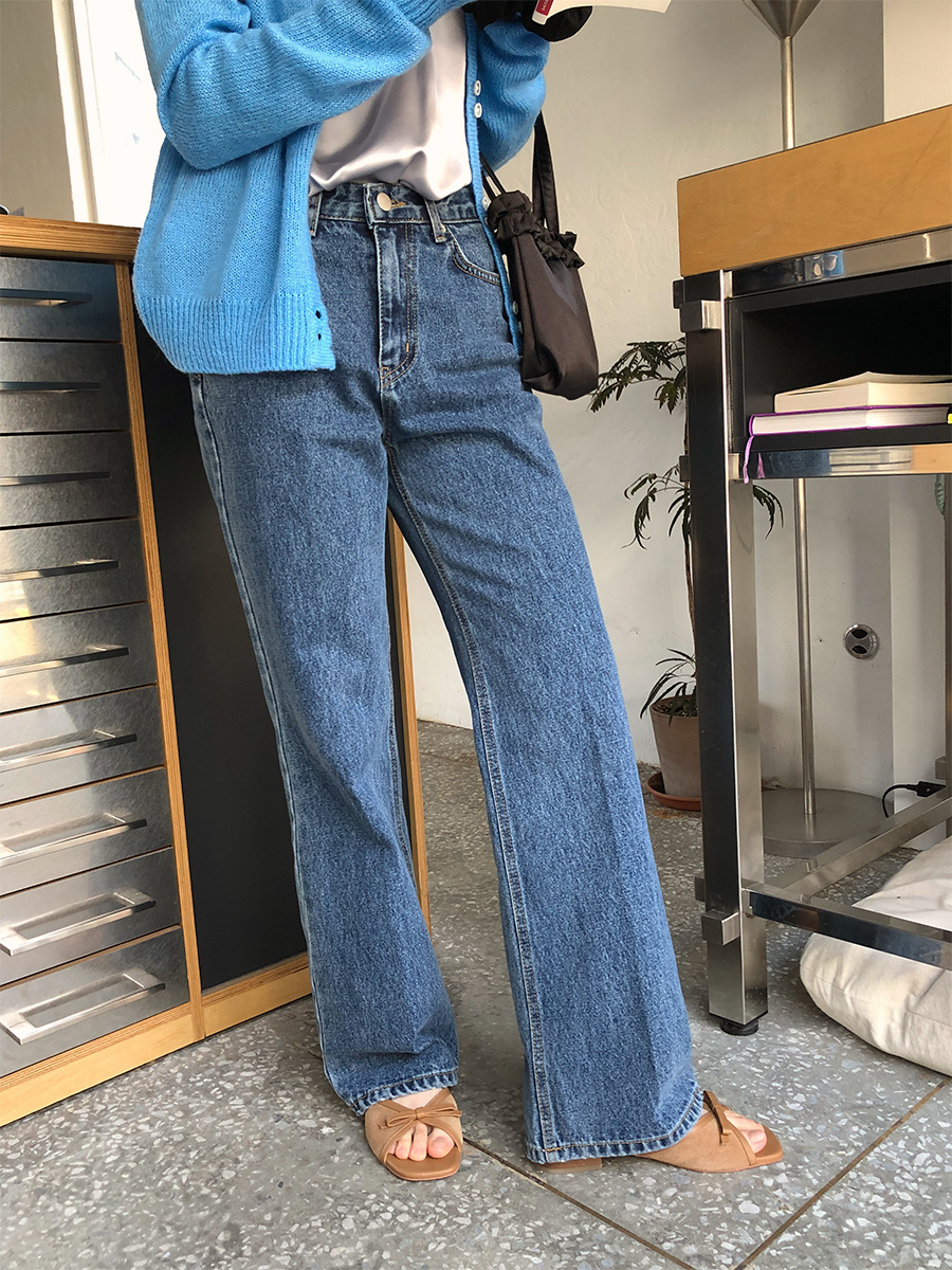 [단독] [3만장돌파][MADE]스토리 세미부츠컷데님팬츠(롱VER추가) (4color) 데님 데님팬츠 청바지 바지 부츠컷 부츠컷데님 세미부츠컷 세미부츠컷데님 여름바지 연청바지 상세 이미지 64