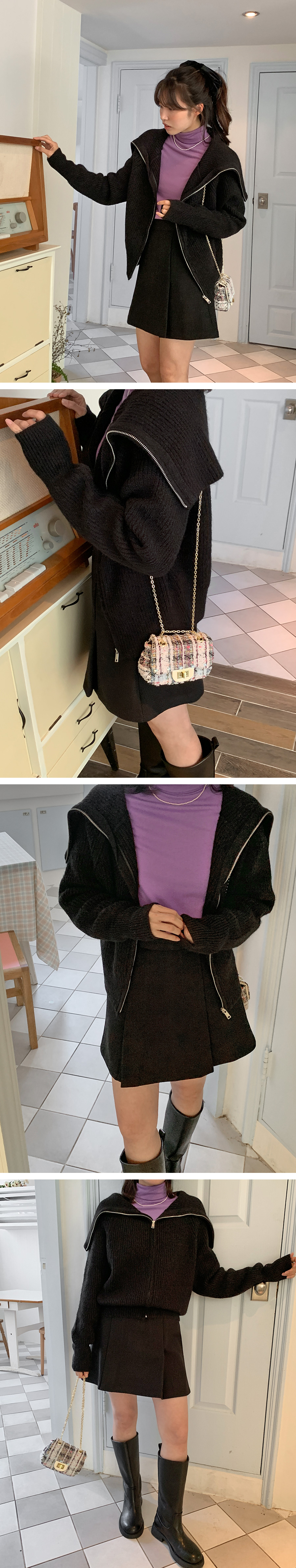 [MADE]소프트 기모폴라티(슬림VER.) (6color) 기모티셔츠 기본티 긴팔이너티 레이어드티 목티 목폴라티 이너목폴라 이너티 폴라 폴라티 겨울하객룩 레이어드 목폴라 하객룩 상세 이미지 37