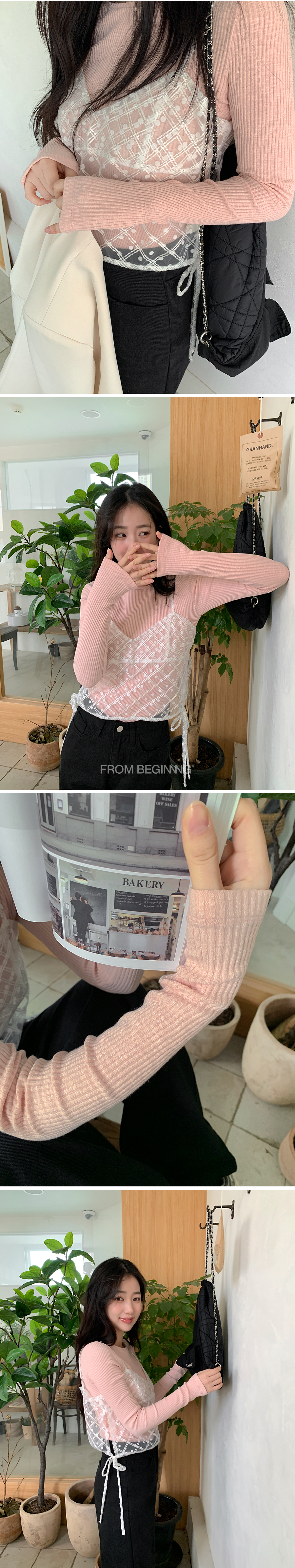 [여리핏/롱슬리브][3천장돌파][MADE]멜로우 슬림골지라운드 티 (4color) (긴팔티,기본티,티셔츠,레이어드티,긴팔티셔츠,니트,봄니트,하객룩) 상세 이미지 36