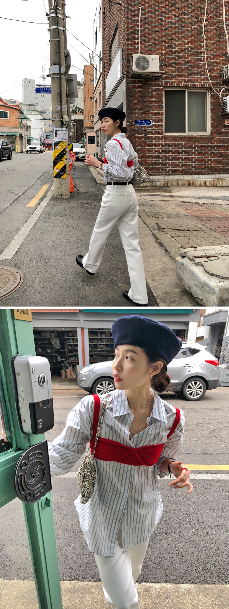 [1천장돌파][MADE]하이와이드 코튼팬츠 (2color) (바지 와이드바지 부츠컷 일자핏팬츠 세미와이드) 상세 이미지 80