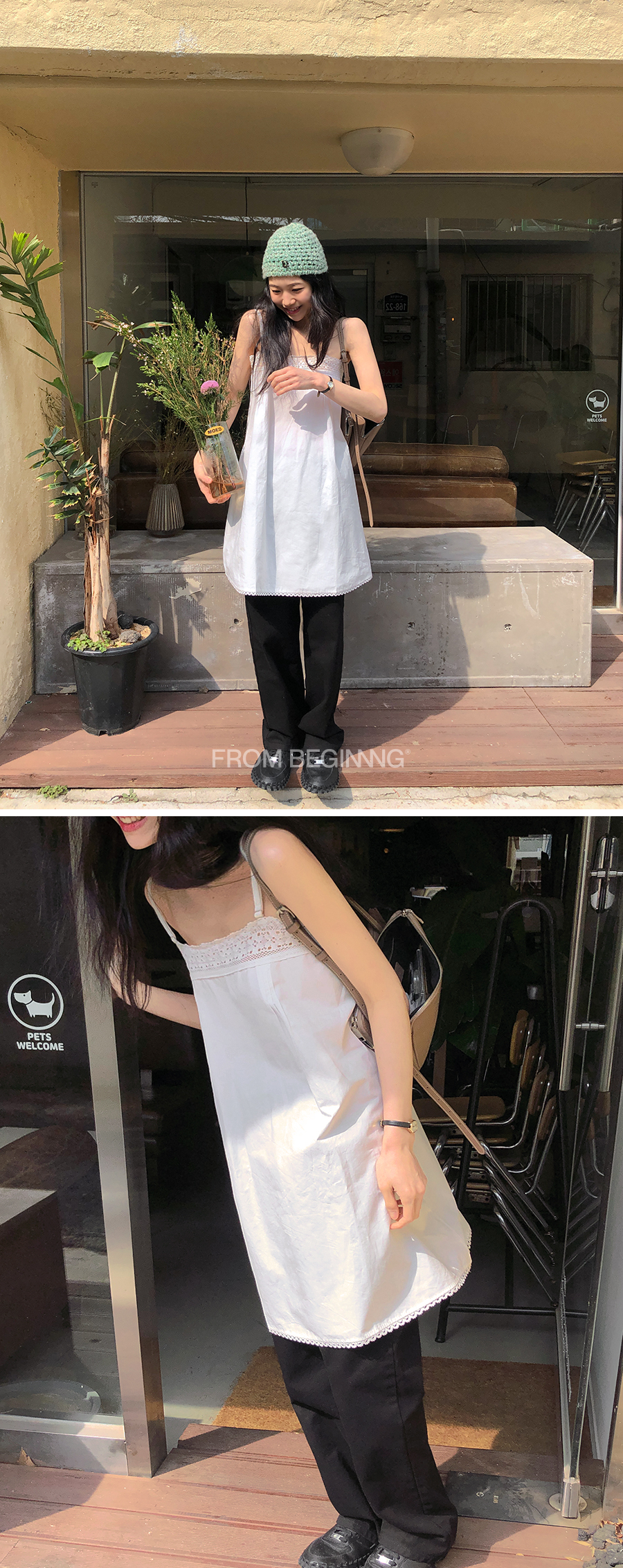 [1천장돌파][MADE]하이와이드 코튼팬츠 (2color) (바지 와이드바지 부츠컷 일자핏팬츠 세미와이드) 상세 이미지 111