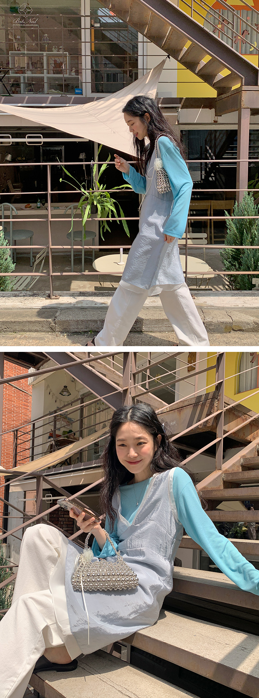 [1천장돌파][MADE]하이와이드 코튼팬츠 (2color) (바지 와이드바지 부츠컷 일자핏팬츠 세미와이드) 상세 이미지 83