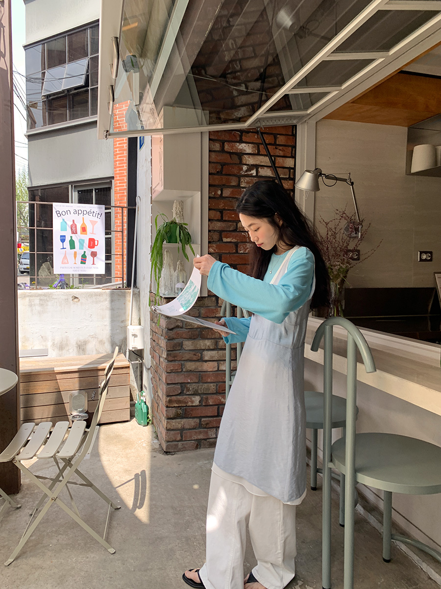 [1천장돌파][MADE]하이와이드 코튼팬츠 (2color) (바지 와이드바지 부츠컷 일자핏팬츠 세미와이드) 상세 이미지 85