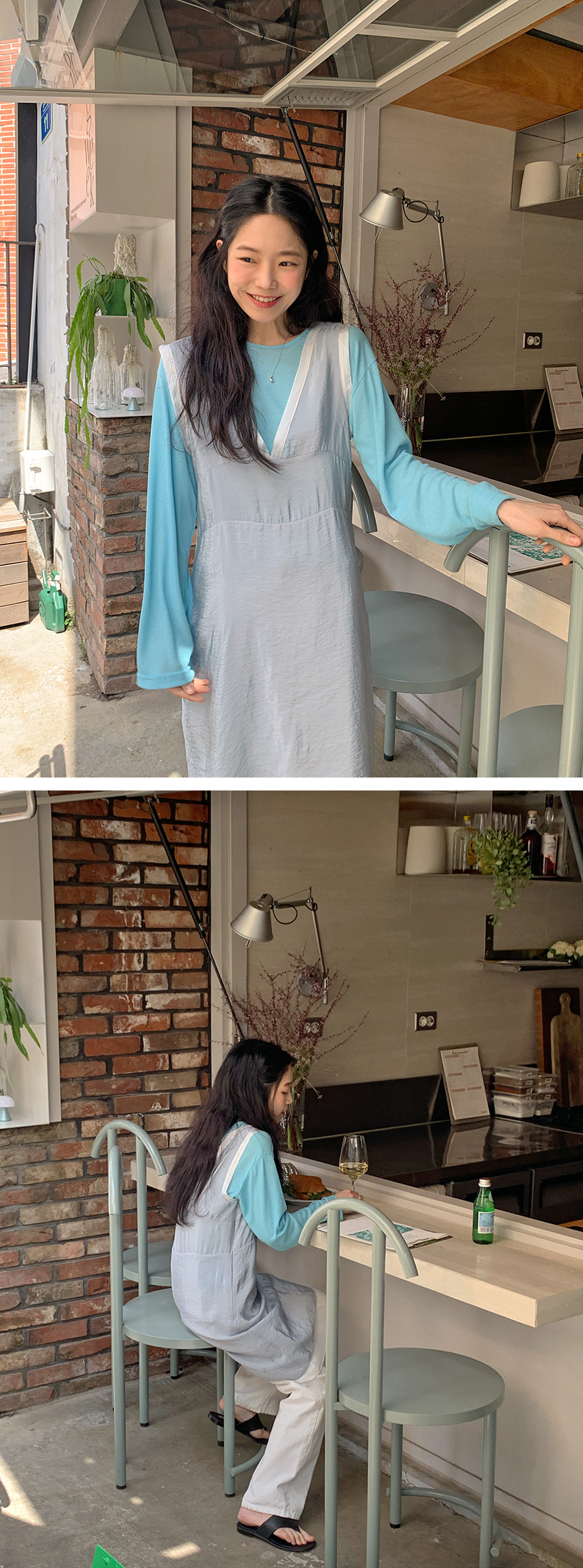 [1천장돌파][MADE]하이와이드 코튼팬츠 (2color) (바지 와이드바지 부츠컷 일자핏팬츠 세미와이드) 상세 이미지 89
