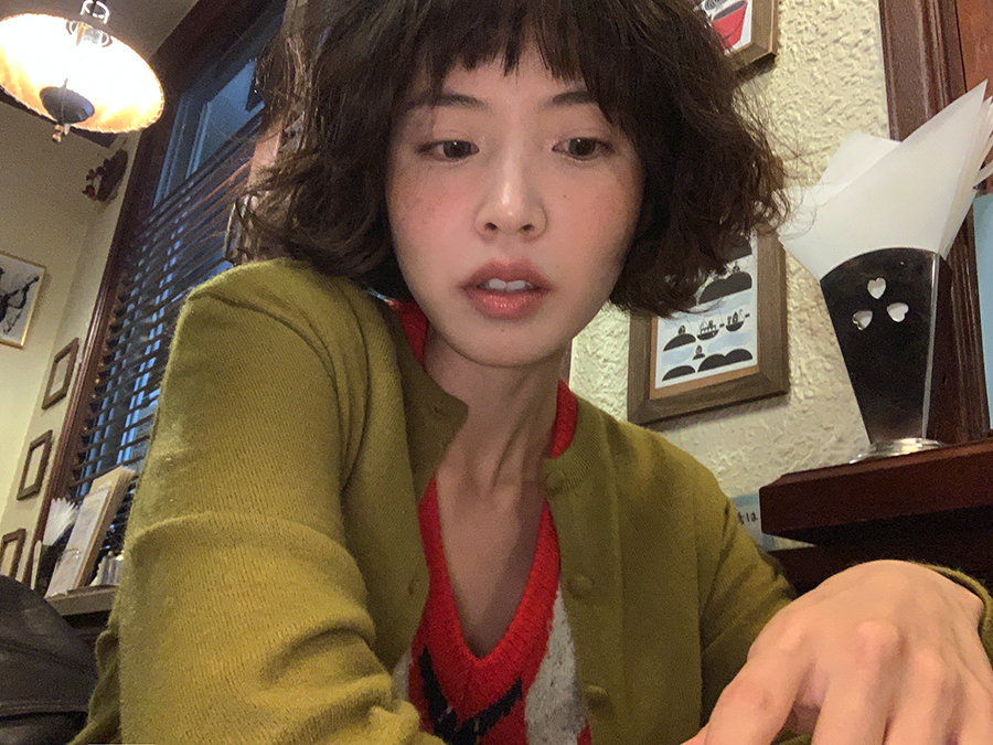 라운드 커버버튼 니트 가디건 (4color)(가디건,니트가디건,라운드가디건,올리브가디건) 상세 이미지 4