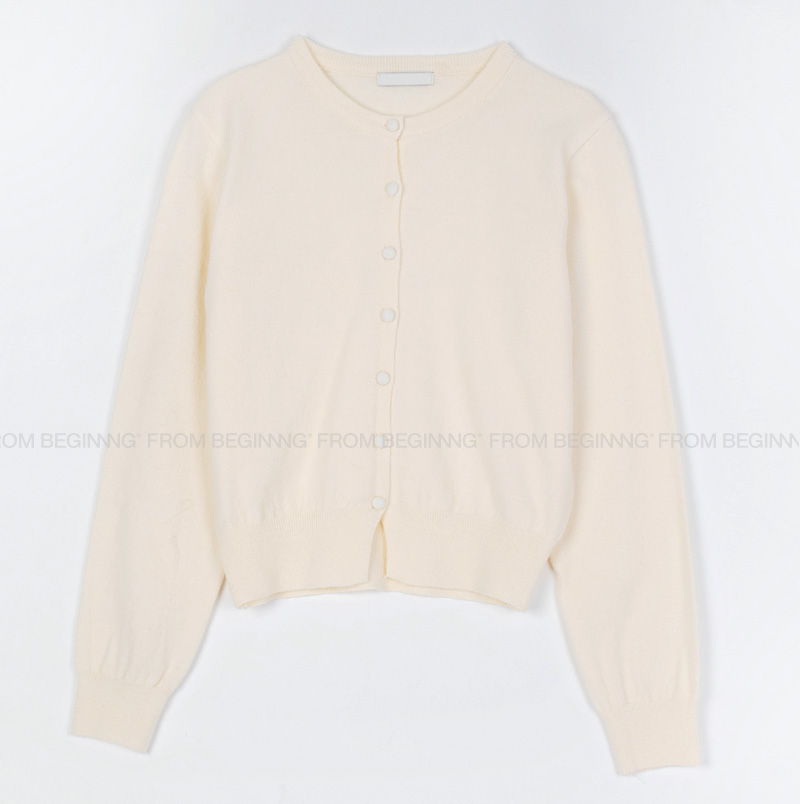 라운드 커버버튼 니트 가디건 (4color)(가디건,니트가디건,라운드가디건,올리브가디건) 상세 이미지 16