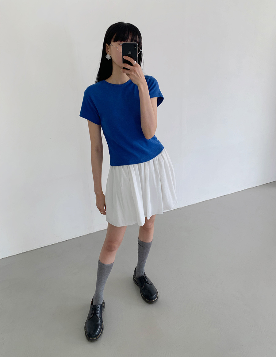 [4천장돌파][MADE]베이스 골지슬림티(컬러추가)(6color) 상세 이미지 20
