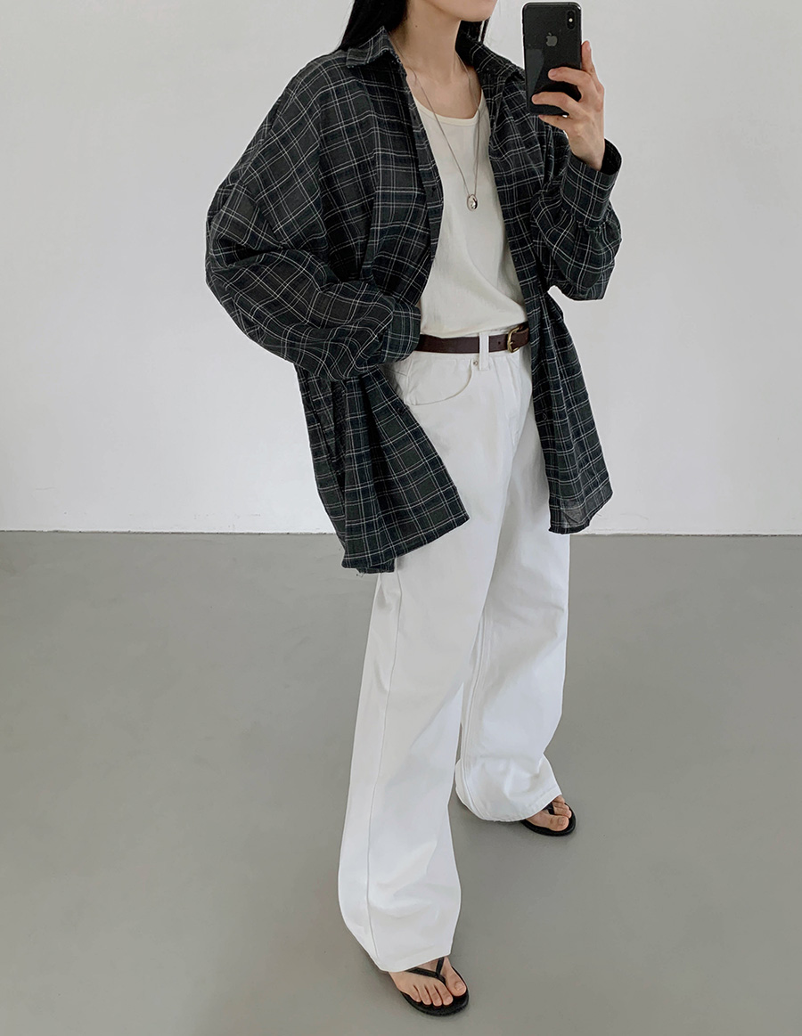 스모키 아웃포켓 와이드 데님 팬츠 (4color) (청바지 바지 와이드팬츠 출근룩 데님 봄 팬츠 오피스룩 와이드데님 빈티지) 상세 이미지 27