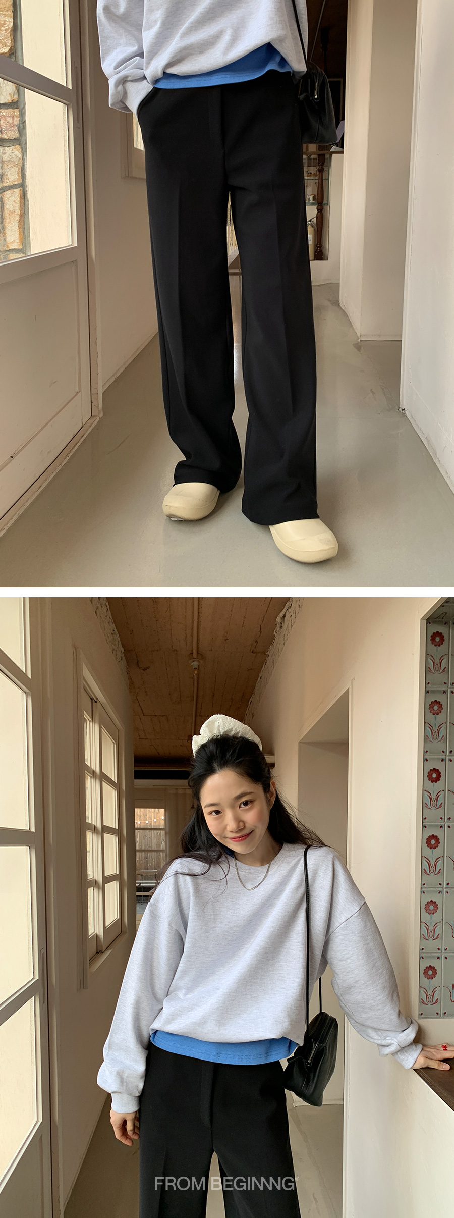 [2천장돌파][MADE]텐션 히든 밴딩슬랙스 (부츠컷/와이드)(4color) 밴딩슬랙스 밴딩팬츠 베이지팬츠 부츠컷슬랙스 세미부츠컷 슬랙스 와이드슬랙스 와이드팬츠 팬츠 봄 하객룩 상세 이미지 21