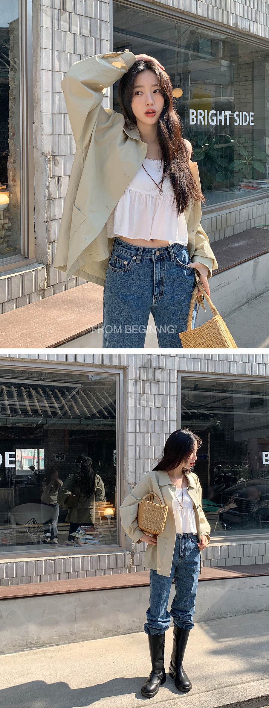 [단독] [3만장돌파][MADE]스토리 세미부츠컷데님팬츠(롱VER추가) (4color) 데님 데님팬츠 청바지 바지 부츠컷 부츠컷데님 세미부츠컷 세미부츠컷데님 여름바지 연청바지 상세 이미지 50