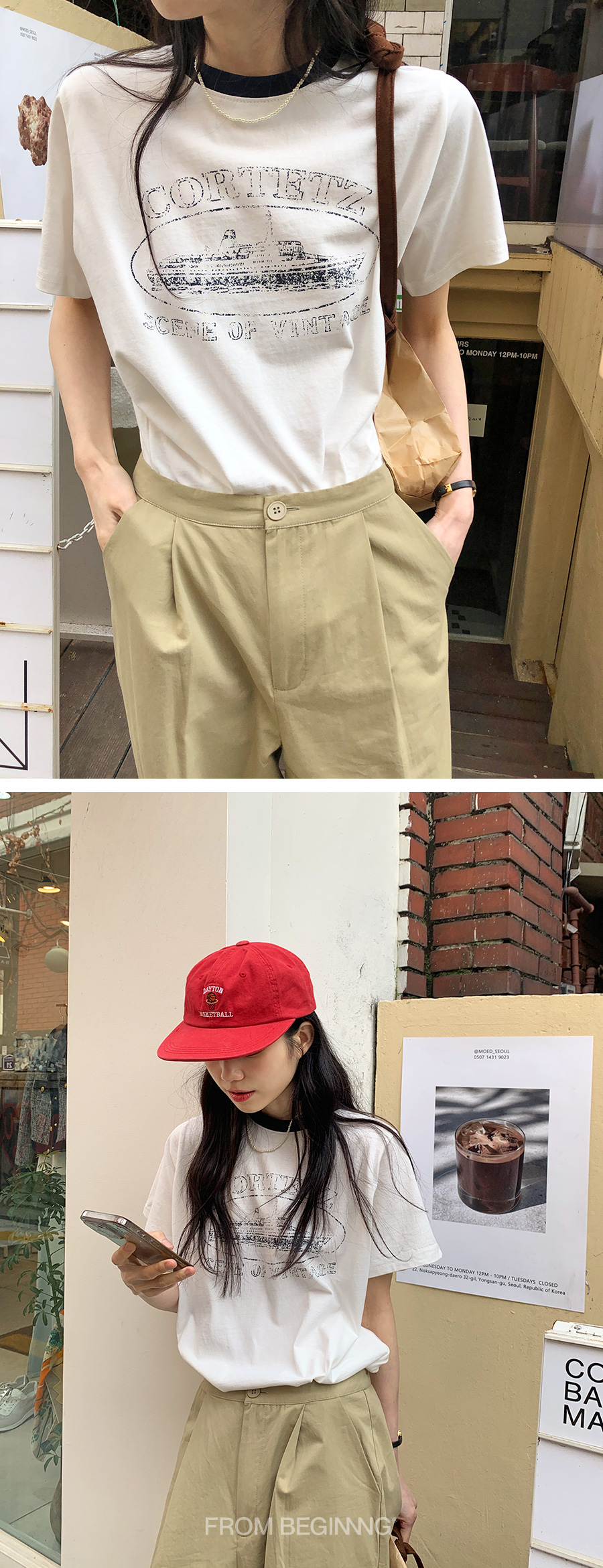 [2천장돌파][MADE]베이스 핀턱코튼팬츠 (살안타템 여름 하객룩 바지 하객 와이드팬츠 코튼팬츠 출근룩 팬츠 오피스룩) 상세 이미지 17