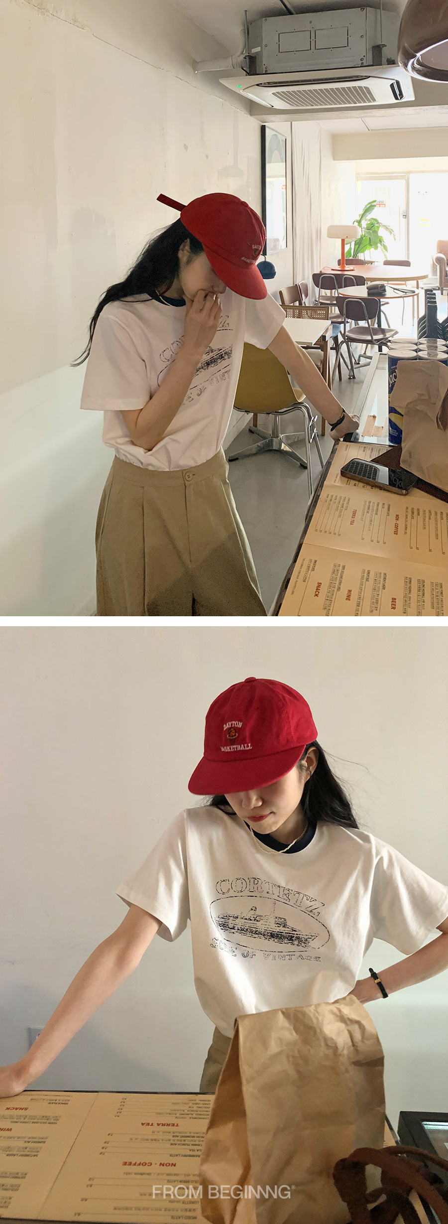 [2천장돌파][MADE]베이스 핀턱코튼팬츠 (살안타템 여름 하객룩 바지 하객 와이드팬츠 코튼팬츠 출근룩 팬츠 오피스룩) 상세 이미지 22