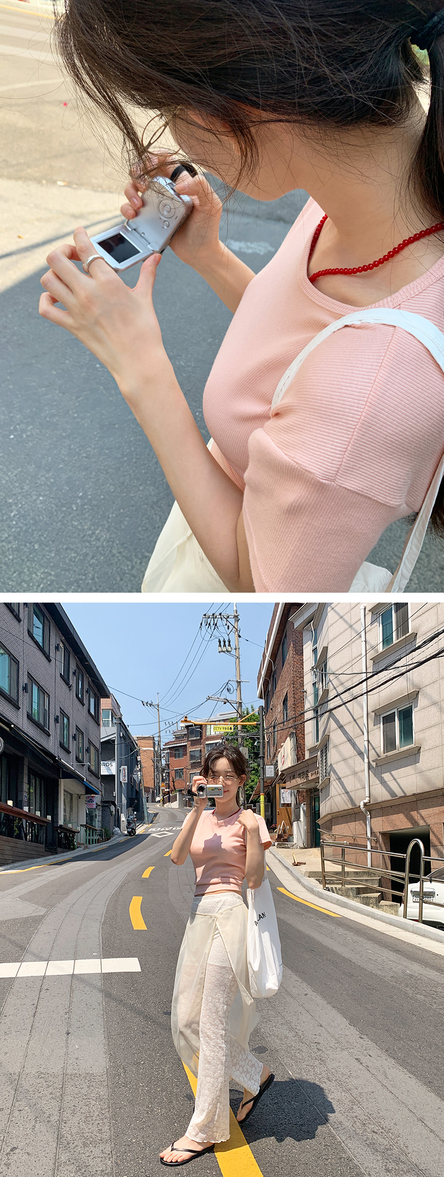 [4천장돌파][MADE]베이스 골지슬림티(컬러추가)(6color) 상세 이미지 24