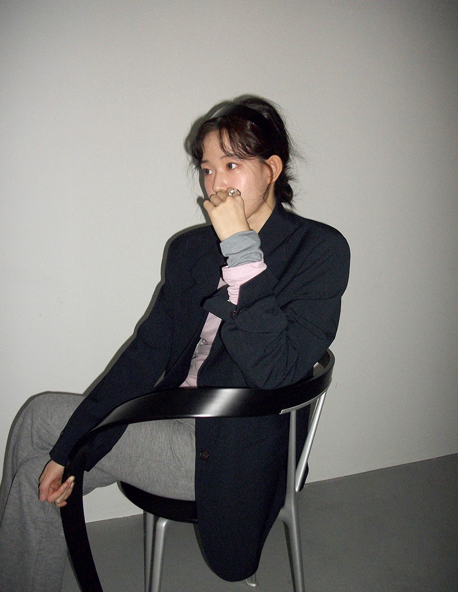 골지 랩 스커트 밴딩팬츠 (2color) (레이어드 바지 와이드팬츠 스커트팬츠 팬츠 밴딩팬츠 랩스커트팬츠 여리핏 레이어드팬츠 레이어드치마바지) 상세 이미지 12