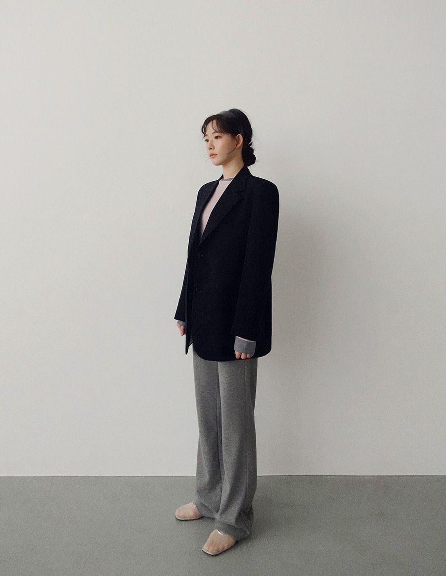 골지 랩 스커트 밴딩팬츠 (2color) (레이어드 바지 와이드팬츠 스커트팬츠 팬츠 밴딩팬츠 랩스커트팬츠 여리핏 레이어드팬츠 레이어드치마바지) 상세 이미지 18